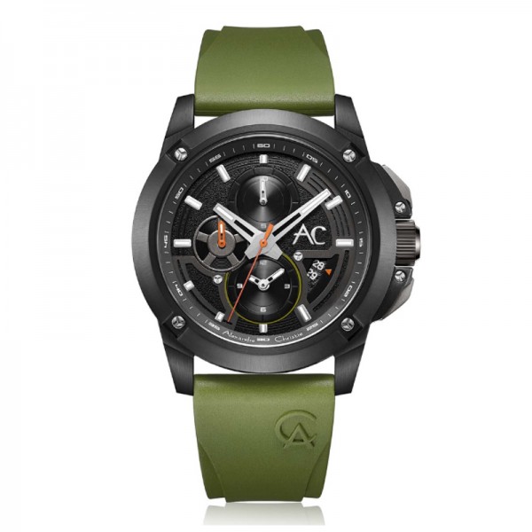 Alexandre Christie AC 9602 Black Green Army MCRIPBAGN